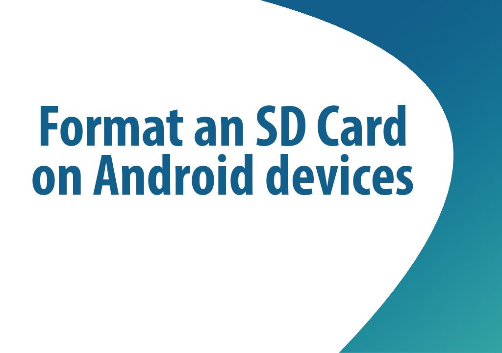 How to format an SD Card on Android devices?