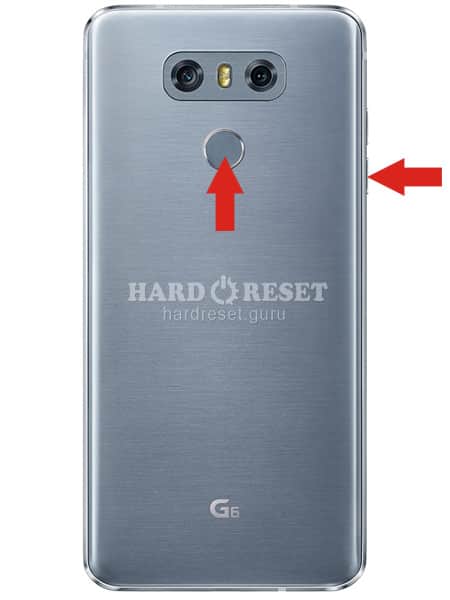 Hard Reset keys 2 en LG G6 y series similares