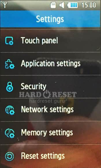 Reset settings Samsung GT-S5230 Star