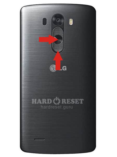 Hard Reset keys 3 LG G6 and similar series