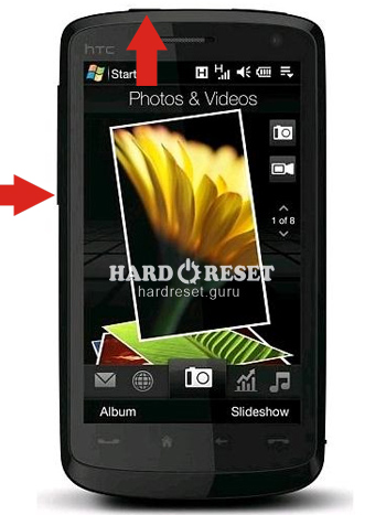 Hard Reset keys HTC T8285 Touch HD