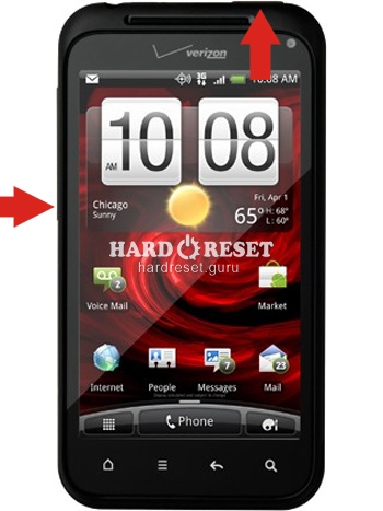 Hard Reset keys HTC S710d Incredible