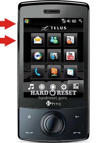 Hard Reset keys HTC T5353 Touch Diamond 2
