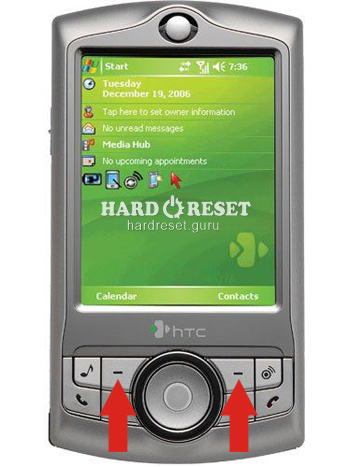 Hard Reset keys HTC P3350 HTC Others