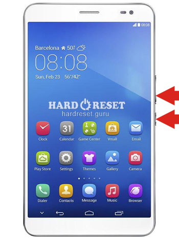 Hard Reset keys Huawei T1-823L Mediapad T1 8.0 Pro 4G TD-LTE