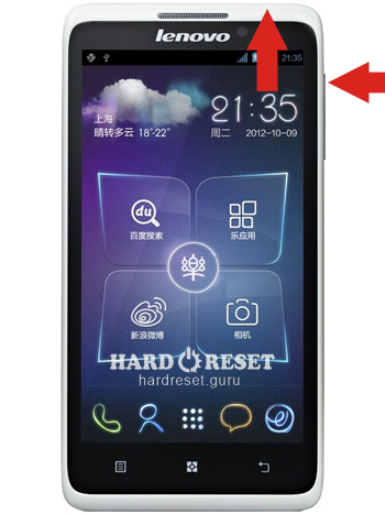 Hard Reset keys Lenovo S890 IdeaPhone