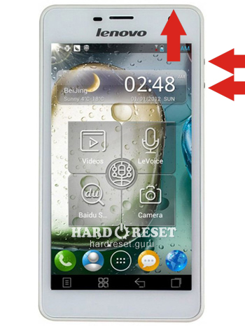 Hard Reset keys Lenovo K860i LePhone