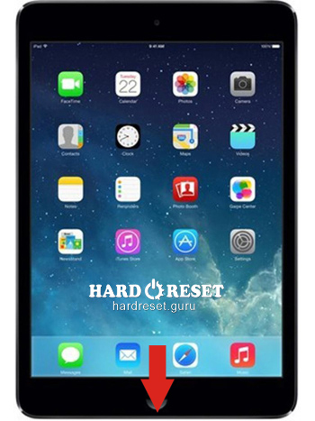 Hard Reset keys Apple iPad Air Wi-Fi iPad Air