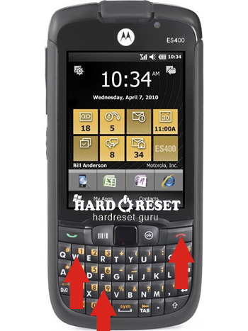 Hard Reset keys Motorola ES400 Other