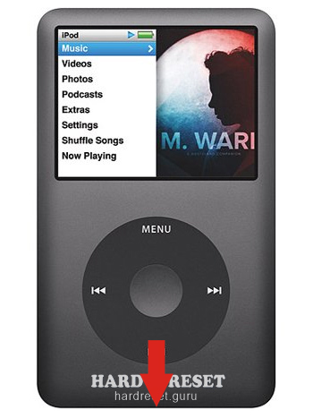 Teclas de Reinicio Completo Apple iPod Classic (6th generation) iPod Classic