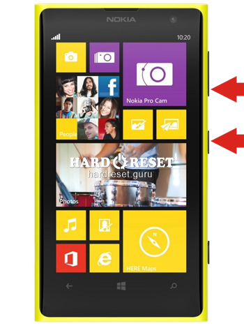 Hard Reset keys Nokia Lumia and similar series