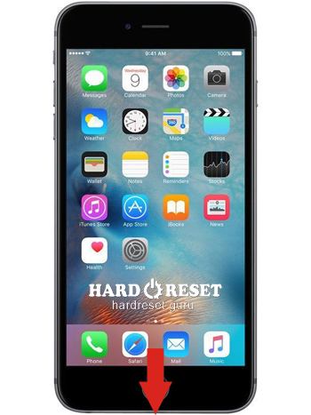 Hard Reset keys Apple iPhone 6S iPhone 6S