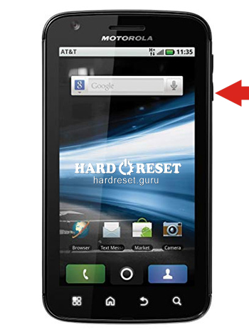 Hard Reset keys Motorola MB860 Atrix 4G