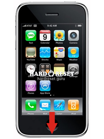 Hard Reset keys Apple iPhone 3GS iPhone 3GS