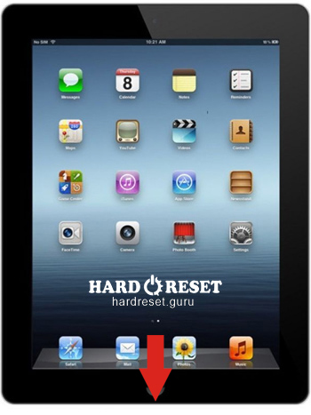 Hard Reset keys Apple iPad 3 3G iPad 3
