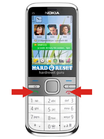 Hard Reset keys Nokia C7-00 and similar series