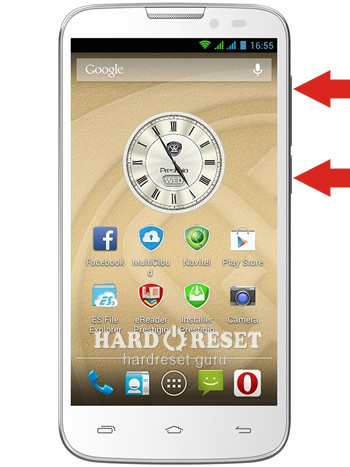 Hard Reset keys Prestigio PSP5550 MultiPhone