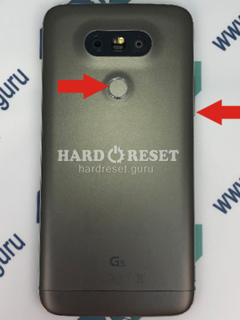 claves de Reinicio Completo LG G5