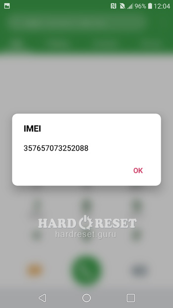 check your Imei LG K40
