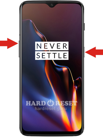 Hard Reset keys OnePlus 6T 6