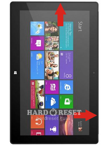 Hard Reset keys Microsoft 1514 Surface Pro Tablet