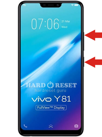 Hard Reset keys Vivo X21 X