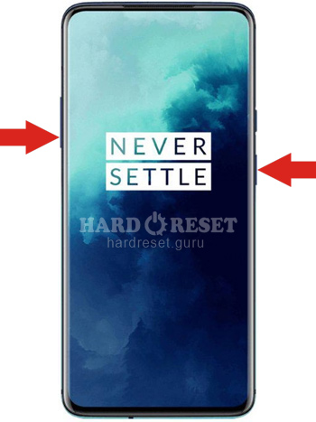 Hard Reset keys OnePlus 7T Pro 7