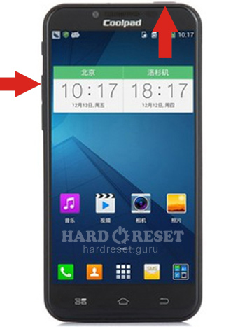 Hard Reset keys Coolpad 8298-A01 Note 3 Lite
