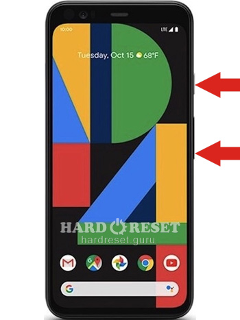 Hard Reset keys Google 3 XL Pixel