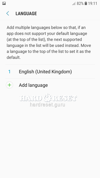 Add Language Samsung Galaxy J5