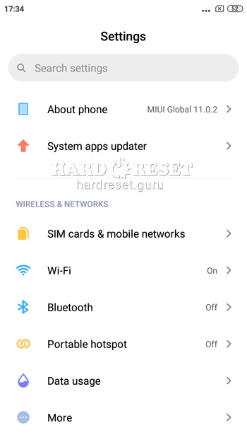 About Phone Xiaomi Redmi 4X