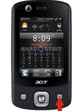 Teclas de Reinicio Completo Acer F900 Tempo