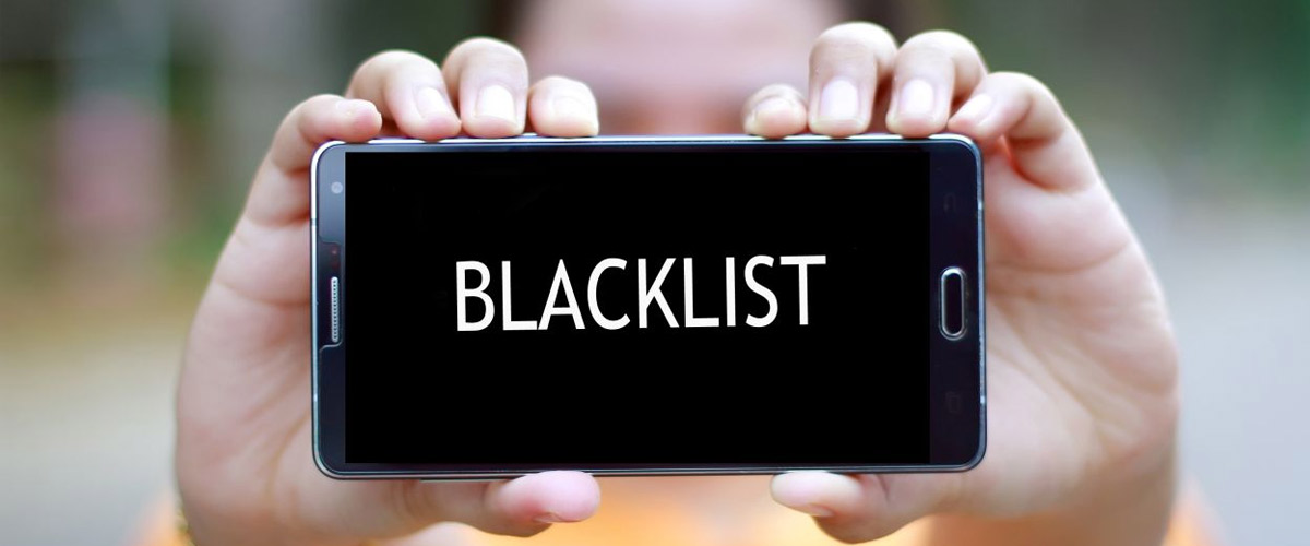 add a phone to the Blacklist