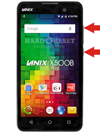 Hard Reset keys Lanix X500B Ilium
