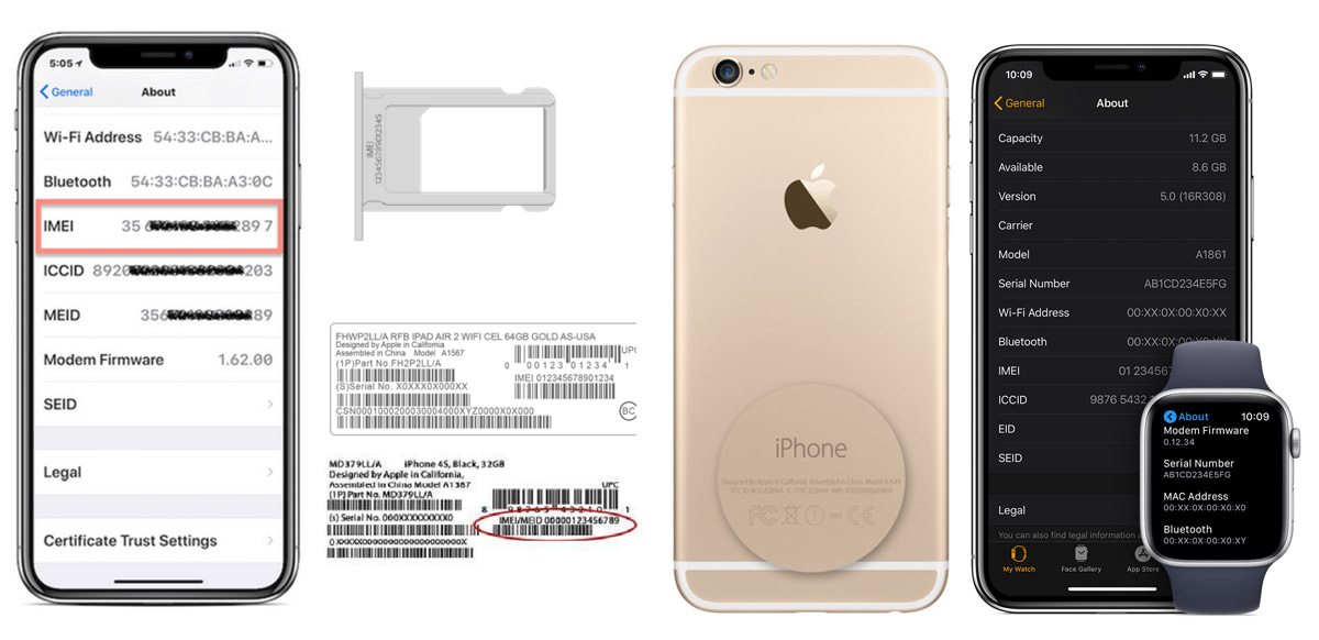 IMEI of your Apple device